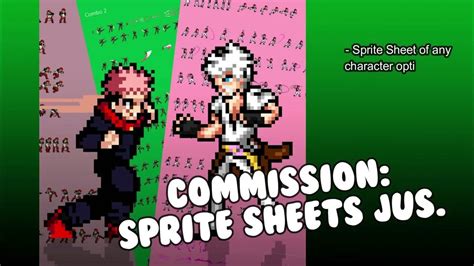 Commission Sprite Sheets Jus For Mugen Youtube