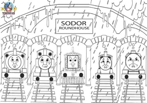 30 Free Printable Thomas the Train Coloring Pages