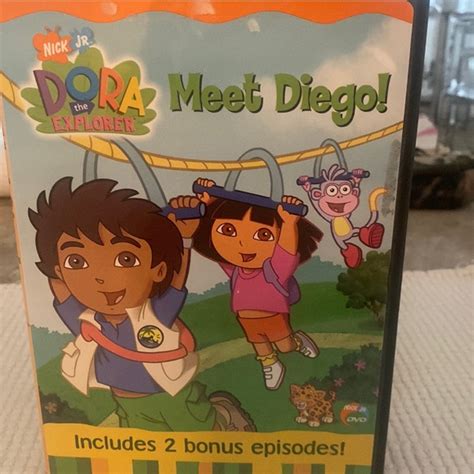 Nickelodeon Other Nick Jr Dora The Explorer Meet Diego Dvd With 2
