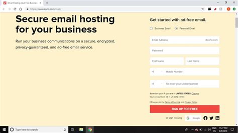 To create an.edu account, follow the given steps. How to Get a Free Zoho Email Account