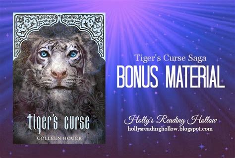 Hollys Reading Hollow Bonus Material Tigers Curse By Colleen Houck