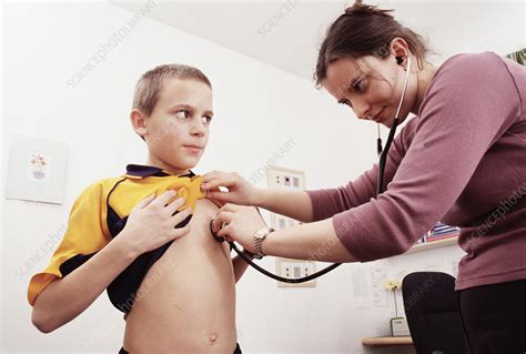 Chest Examination Stock Image M8250743 Science