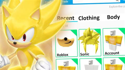 Making Super Sonic A Roblox Account Youtube