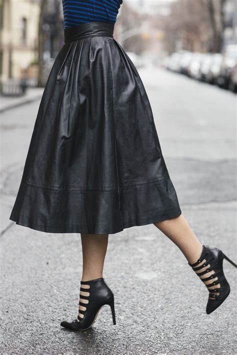 This piece also boasts ample storage compartment. Faux Leather Midi Skirt - My Style Pill