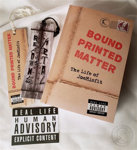 Bound Printed Matter: The Life of JoeMisfit - An Autobiography ...