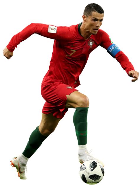 He also became the first player to score in 10 consecutive international competitions and the athlete with more goals in any. Cristiano Ronaldo football render - 47707 - FootyRenders