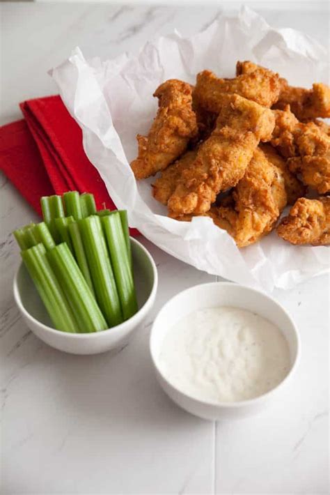 Try adding some paprika or cayenne to the dredge place chicken pieces in a bowl and toss them with buttermilk, 2 tablespoons salt and a healthy grind of black pepper. How to Make Homemade Fried Buttermilk Chicken Tenders ...