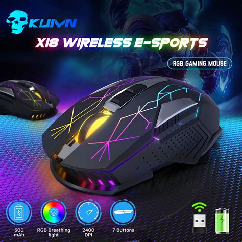 Ziyou Lang X18 Wireless Gaming Mouse 24g Rechargable Xg502 600mah U