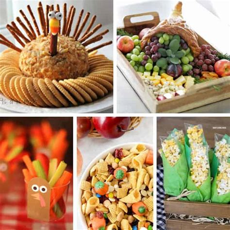 Www.kidskubby.com.visit this site for details: 15 FUN THANKSGIVING APPETIZERS and snacks.