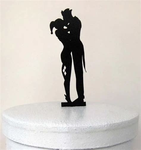 Wedding Cake Topper Joker And Harley Quinn 1429 Picclick