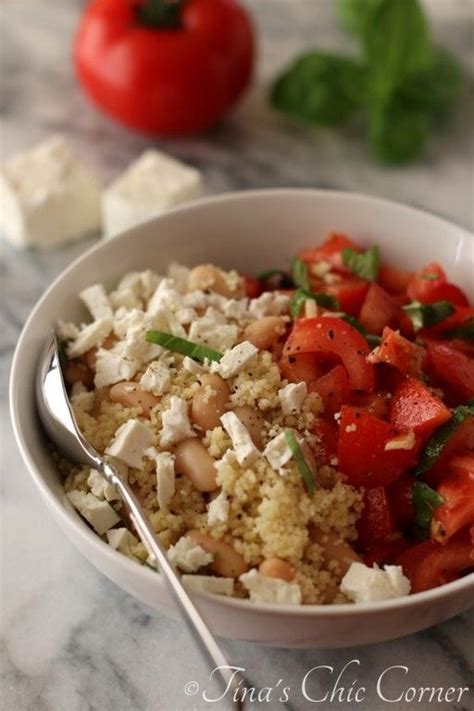 Loblaws couscous and tomato salad. White Beans and Couscous With Fresh Tomato Salad - Tina's ...
