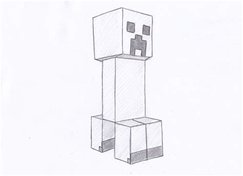 How To Draw Creeper Face For Beginner In Minecraft Step By Step Easy