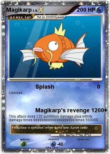 Pokémon Magikarp 28273 28273 Splash 0 My Pokemon Card