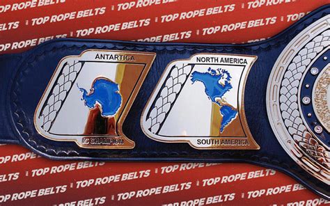 Trb Oval Intercontinental Championship Belt Top Rope Belts