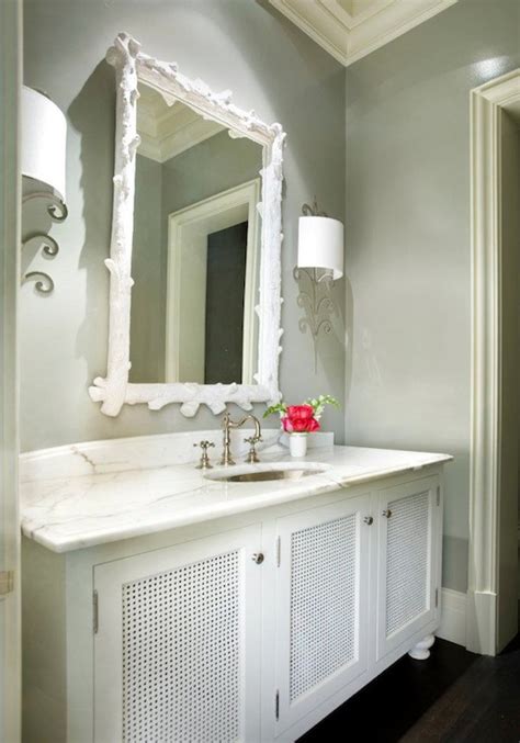 These sparkle wall panels have reflective pieces throughout to generate a twinkle across the surface that looks great in any bathroom or shower. Grey and White Bathroom - Contemporary - bathroom - Melanie Turner Interiors