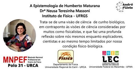 El biólogo chileno humberto maturana, uno de los autores de la teoría de la autopoiesis (o autocreación), murió este jueves a los 92 años, informó la universidad de chile, donde era profesor. A Epistemologia de Humberto Maturana - YouTube