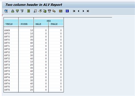 An Sap Consultant Abap Two Column Header In Alv Report