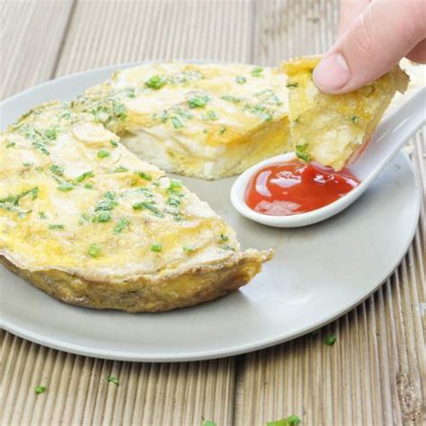 Omelette aux chips