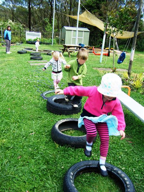 The best backyard obstacle course will include a few homemade items along with some items you get from amazon. let the children play: hop skip jump