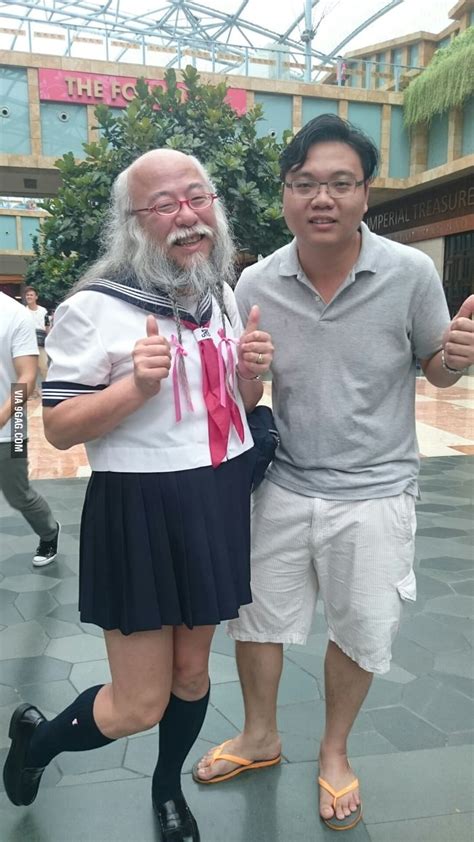 Meet The Famous Japanese Oldman Cosplayer Gag