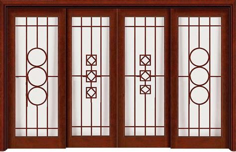 Antique window chinese lattice design. Chinese Art Traditional Style Sliding Wooden Door with Art ...