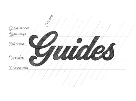 Using Lines And Shapes To Guide Your Lettering Pies Brand Lettering