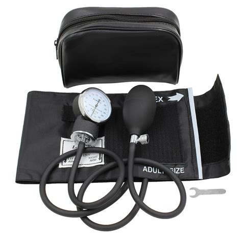Manual Aneroid Sphygmomanometer Blood Pressure Gauge With Zipper Case
