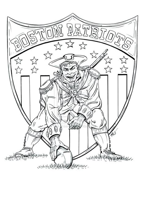 New England Patriots Logo Coloring Pages at GetDrawings | Free download
