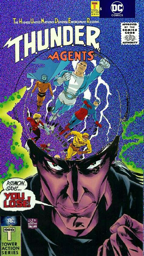 Thunder Agents Comic Books Art Comics