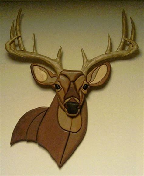 Deer Intarsia By Aushicks Intarsia Wood Intarsia Woodworking Intarsia