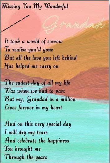 Funeral Poems For Grandad