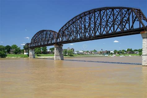 Three Bridges Spanning Ohio River Stock Photo Image 141410