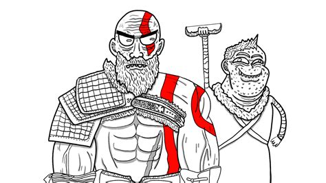 God Of War Kratos N Boi By Scratchmythic On Newgrounds