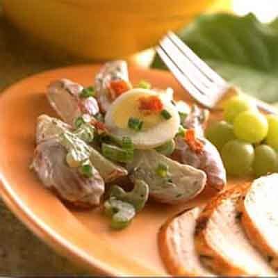 This creamy potato salad recipe is made with sour cream and mayo. Sour Cream Dill Potato Salad Recipe | Land O'Lakes