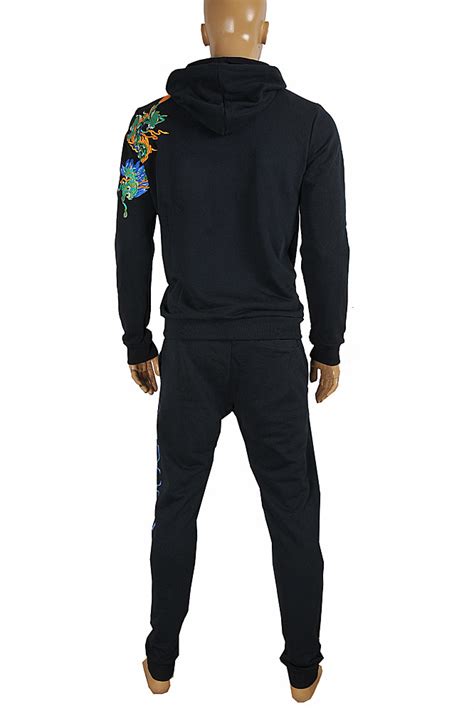 Nike sweatsuit indiana men's sweats. Mens Designer Clothes | GUCCI men's zip up jogging suit in ...