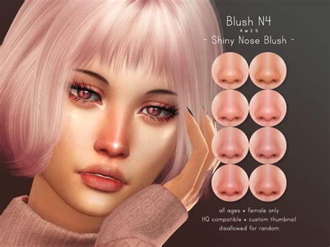 Blush N4 4w25 On Patreon The Sims 4 Skin Sims 4 Cc Makeup Sims Hair