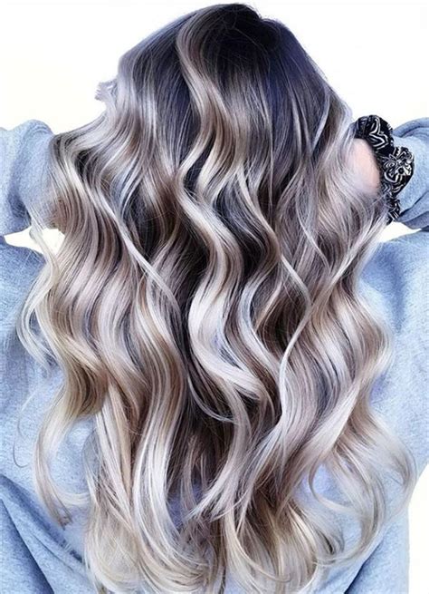 Find out the latest hairstyles and haircuts for long hair in 2021 for women. 49 Flirty white wavy hairstyle for long hair and medium ...
