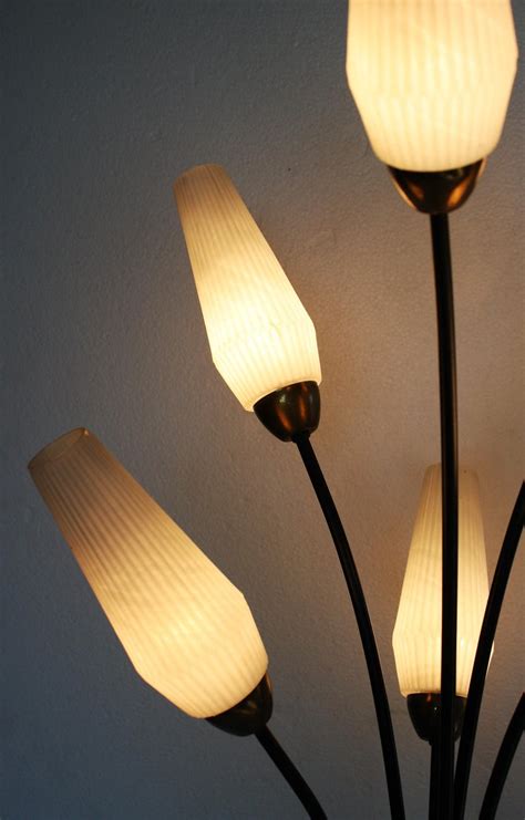 Montebello antique brass floor lamp by regency hill. Vintage Floor Lamp, 1950s For Sale at 1stdibs