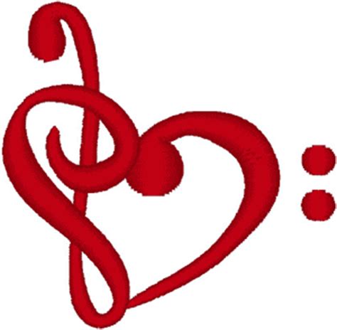 Deviantart is the world's largest online social community for artists and art enthusiasts, allowing people to connect through the creation and sharing of art. Music Symbol Heart Embroidery Design