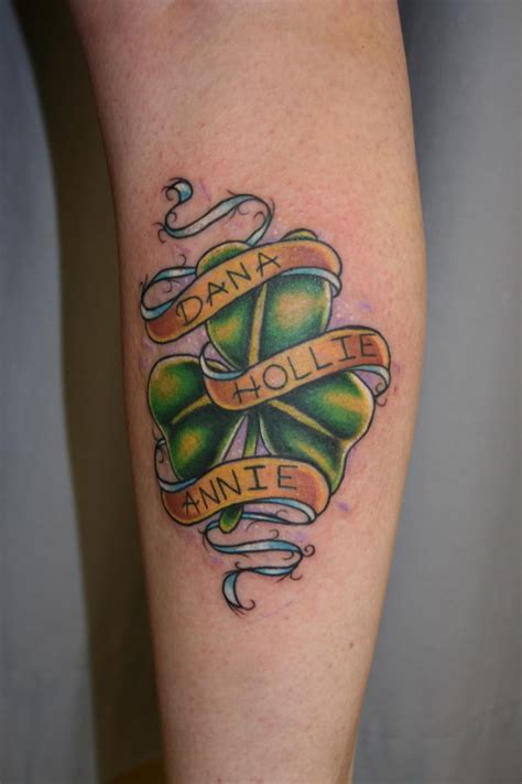 Some cute name tattoo designs contain messages of love for couples, while other cool name tattoos are done in tribute to someone who passed away. 30+ Cute Four Leaf Clover Tattoos - Hative