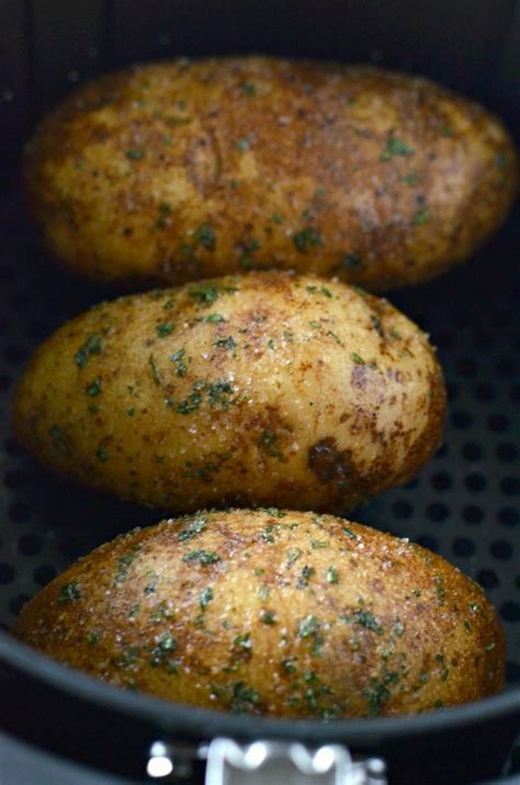 air fryer potatoes baked potato recipes airfryer parsley fried garlic oven recipe whole power food deep cooking xl fry healthy
