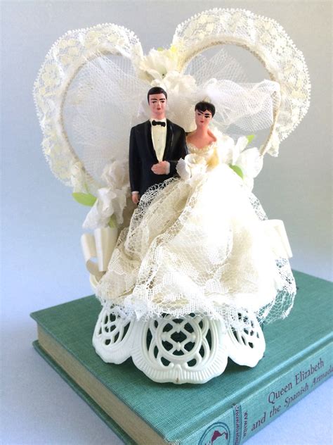 Vintage Wedding Cake Topper Vintage Cake Topper 1960s