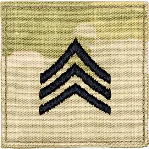 Army Sergeant Rank Ocp Patch E5 Sgt With Velcro