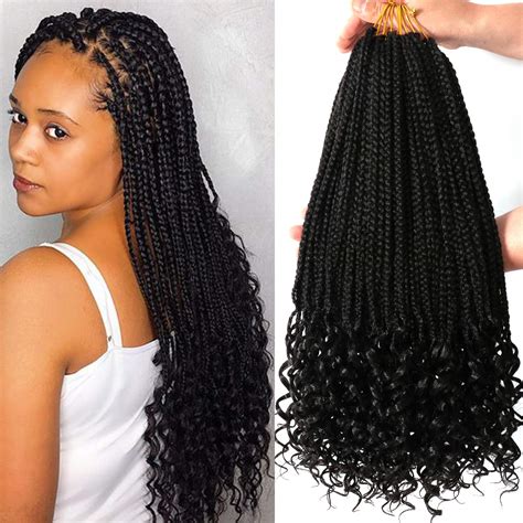 Go for a combover cornrow style with bright curlicue ends. Top 13 Best Hair for Box Braids