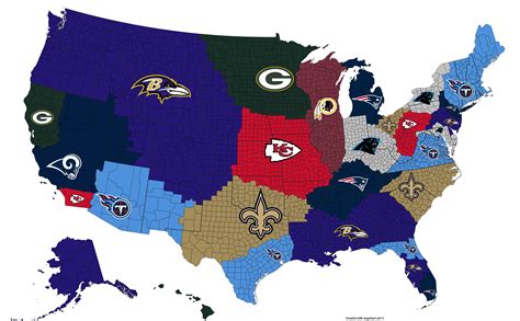 Get Map Of Usa Nfl Teams Free Vector
