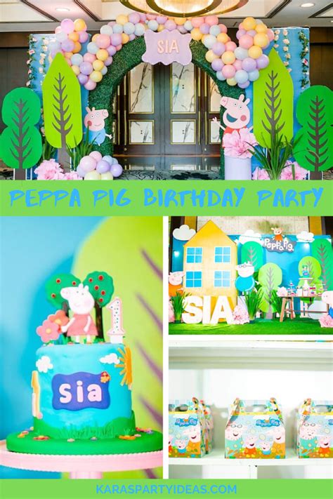 Karas Party Ideas Peppa Pig Birthday Party Karas Party Ideas