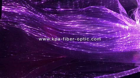 2018 Led Light Up Luminous Fiber Optic Fabric For