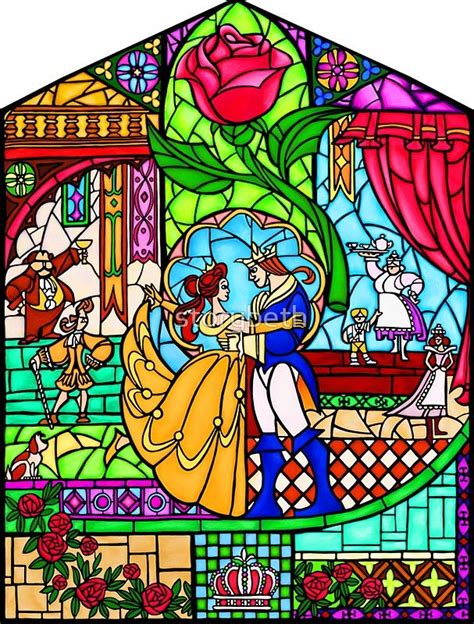 Patterns Of The Stained Glass Window Disney Stained Glass Disney Art