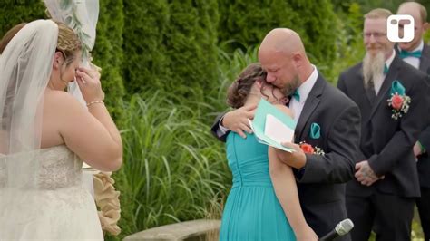 Watch Today Excerpt Watch Young Girl Ask Her Stepdad To Adopt Her During Moms Vows
