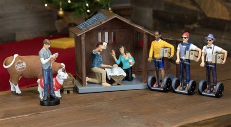 Nativity Scene In Modern Context Features Hipsters Segways And Welfie